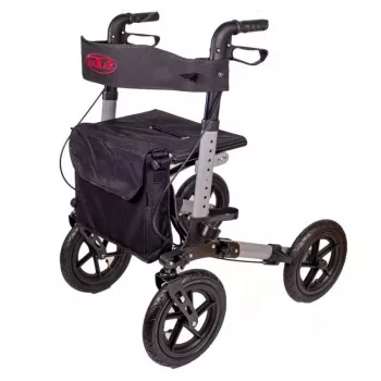 Vaikštynė (rollator) ANTAR AT51036 – juoda, sėdynės aukštis 27,9 cm, 9 kg, maks. apkrova 136 kg