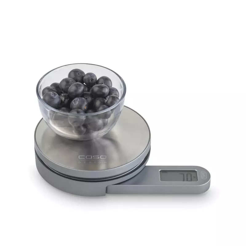 Caso Kitchen EcoMate – virtuvinės svarstyklės, nerūdijantis plienas, 5 kg, 1 g