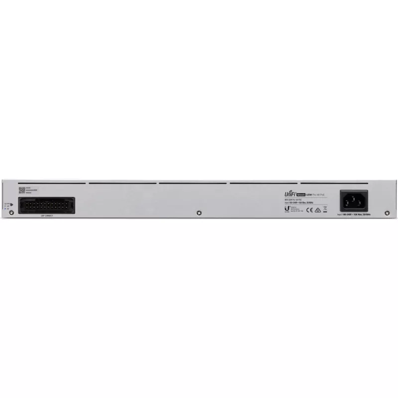 Valdomas tinklo jungiklis Ubiquiti UniFi USW-PRO-48, L2/L3, Gigabit Ethernet (10/100/1000), 1U, sidabrinis