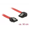 SATA kabelis DeLOCK 83963 0,3 m SATA 7-pin Juodas Raudonas