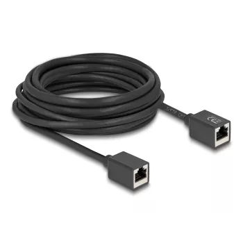 DeLOCK 90334 tinklo kabelis RJ-45 Cat6a 7,5 m juodas