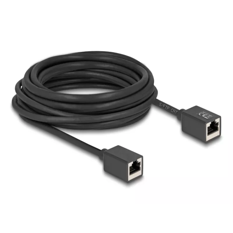 DeLOCK 90334 tinklo kabelis RJ-45 Cat6a 7,5 m juodas