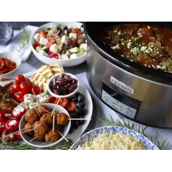 Lėtai verdantis puodas Crock-Pot CSC063X 7,5 l, 320 W, nerūdijančio plieno korpusas, keraminis išimamas dubuo