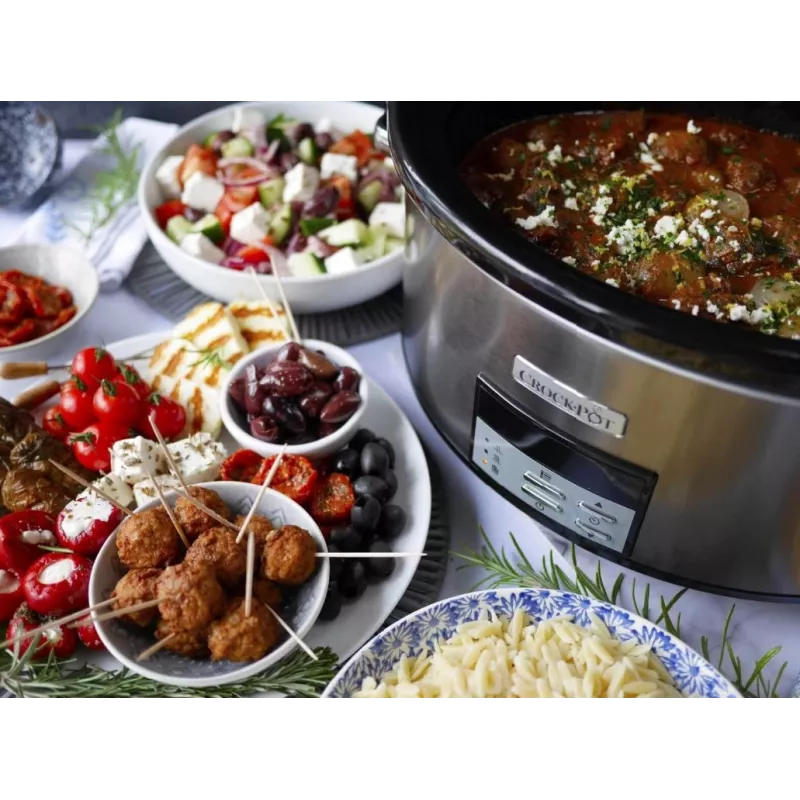 Lėtai verdantis puodas Crock-Pot CSC063X 7,5 l, 320 W, nerūdijančio plieno korpusas, keraminis išimamas dubuo