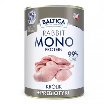 BALTICA Nutraceutic Monoprotein Rabbit su prebiotikais - šlapias šunų maistas - 400g