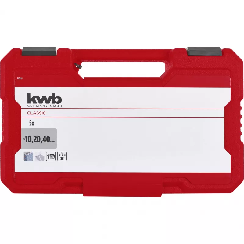 Kaltų rinkinys KWB 240285, 5 vnt., SDS-Plus kotas
