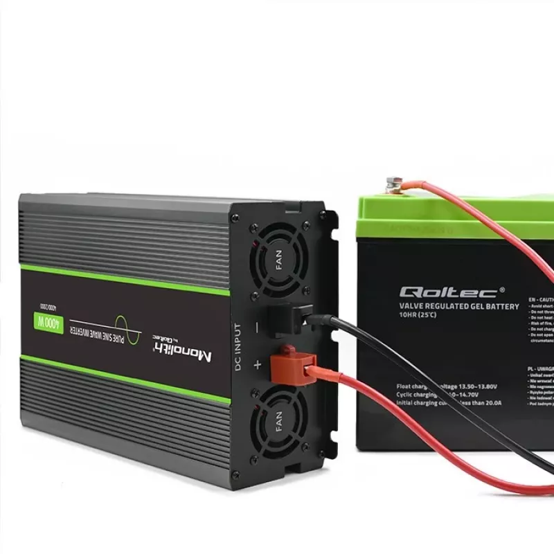 Qoltec Monolith keitiklis automobilinis 4000 W juodas