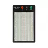 Breadboard DELOCK 18314 – litavimui nereikalinga prototipinė plokštė, metalas/plastikas, 109×165×1 mm, juoda/balta