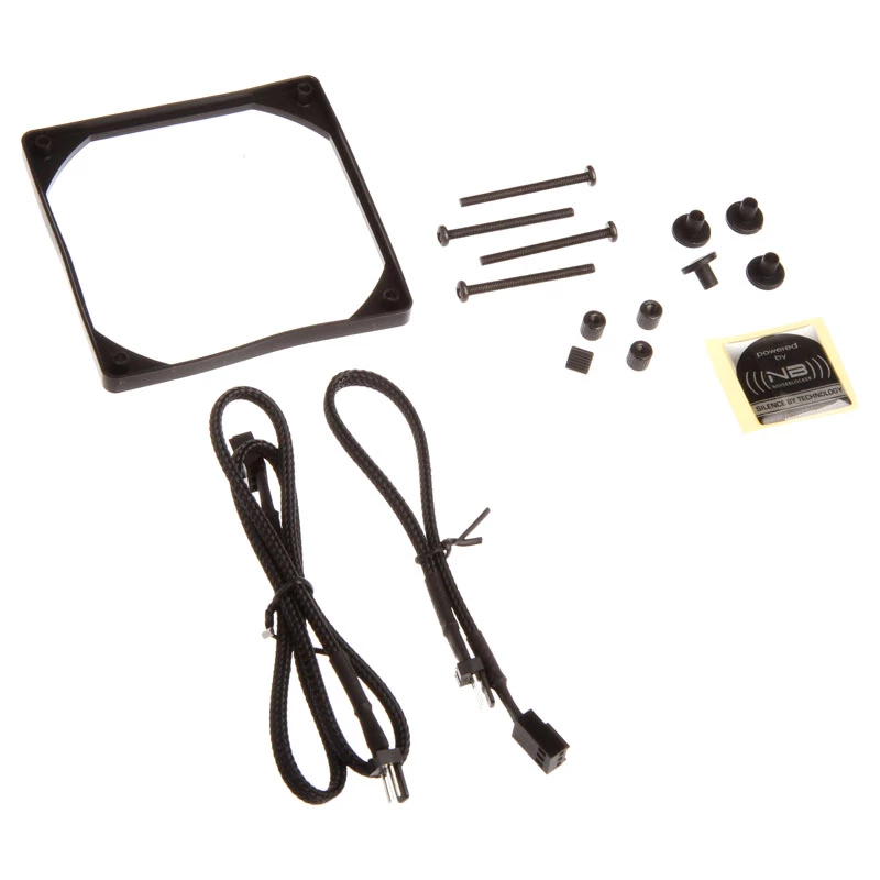 Korpuso ventiliatorius NoiseBlocker BlackSilentPro PL1 120 mm, 900 RPM, 11 dB, 68 m³/h, 4,5 V, juodas
