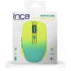 Cian Technology GmbH INCA Mouse IWM-511RS belaidė pelė su Bluetooth ir radijo ryšiu, RGB foninis apšvietimas, geltona