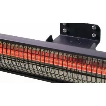 Infraraudonasis šildytuvas SUNRED RD-DARK-25, 2500 W, montuojamas ant sienos, IP55, juodas