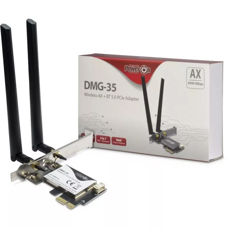 Inter-Tech DMG-35 WLAN / Bluetooth 3000 Mbit/s Įmontuota (88888149)