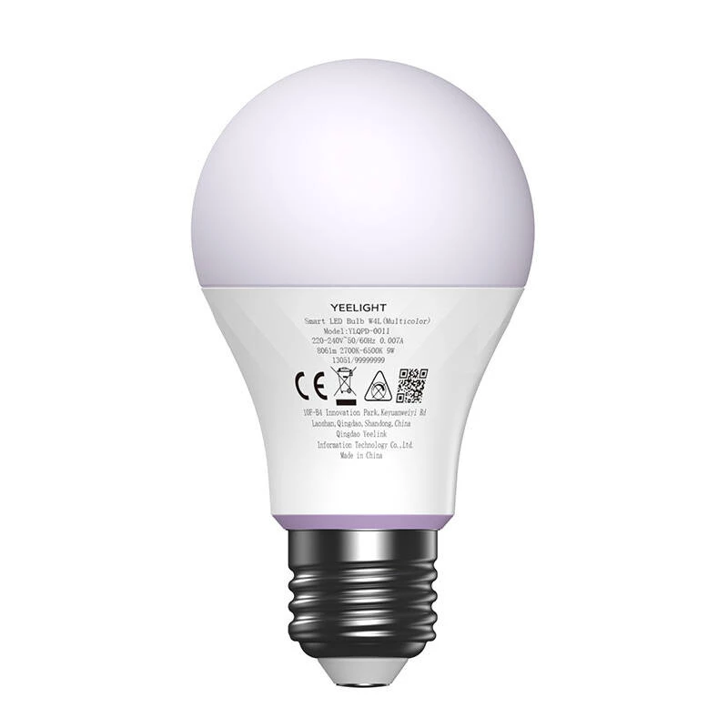 YEELIGHT W4 išmanioji lemputė Wi-Fi/Bluetooth E27 spalvota (YLQPD-0011) 1 vnt.