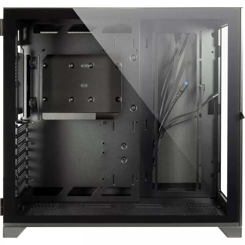 C-703 Vision ATX Gaming korpusas, Grūdintas stiklas, Juodas