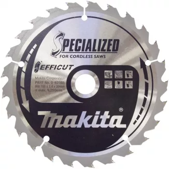 Makita Specialized EFFICUT – pjovimo diskas medienai – 165 mm – 25 dantys (B-62985)