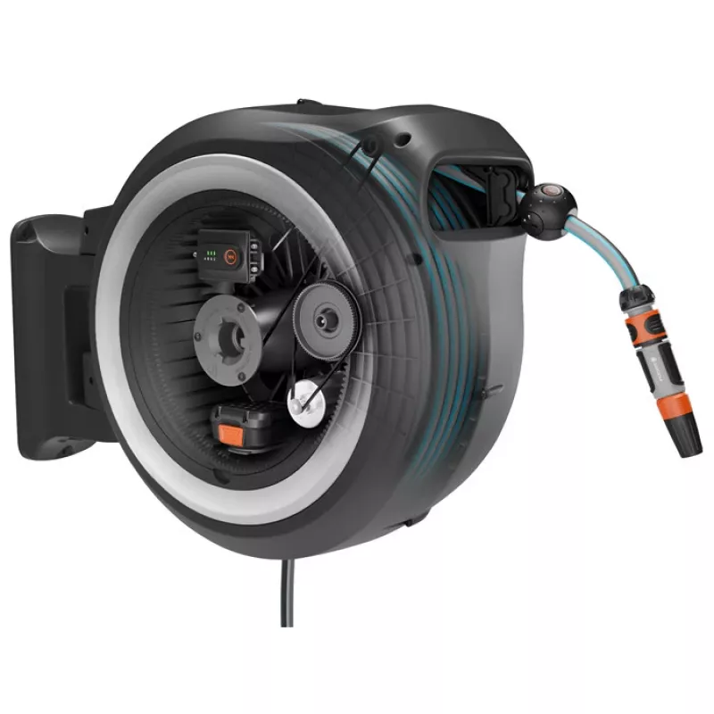 Sodo žarna Gardena PowerRoll XL solo 18642-55 35 m juoda/žalia