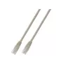 EFB-Elektronik RJ45 jungiamasis laidas Cat.6 U/UTP PVC CCA pilkas 5m (K8100GR.5)