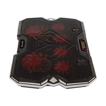 6 ventiliatorių VORTEX RGB nešiojamojo kompiuterio aušinimo padėklas