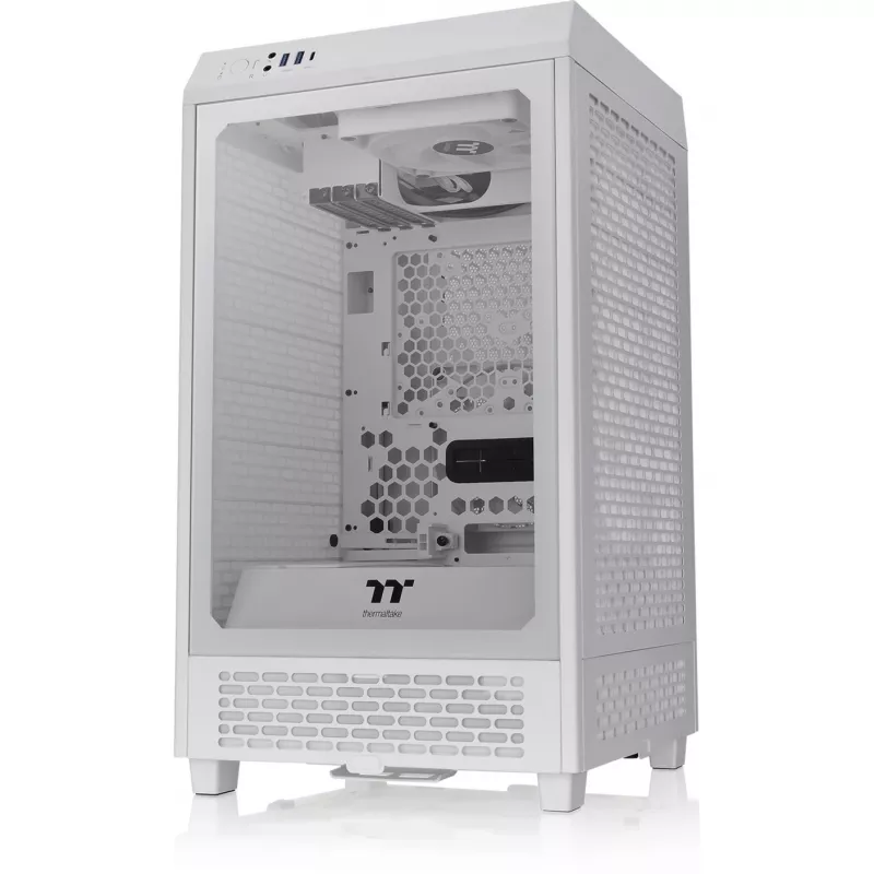 Thermaltake The Tower 200 Micro-Tower Mini-ITX korpusas su langu baltas