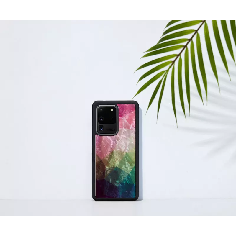 iKins apsauginis dėklas Samsung Galaxy S20 Ultra — vandens gėlė juoda