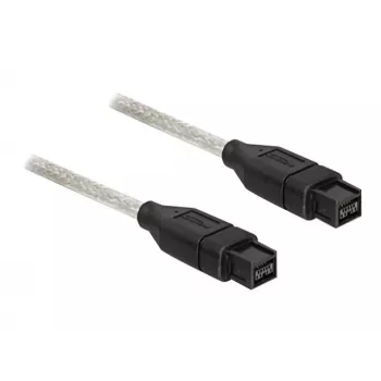 FireWire kabelis DeLOCK FireWire B/B 1,0 m pilkas