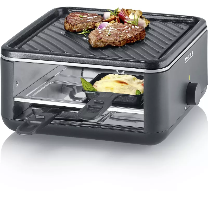 Severin RG 2360 raclette grilis 4 asmenims 800 W juodas
