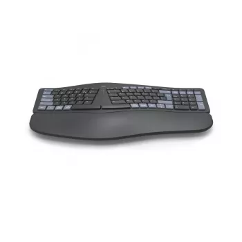 Belaidė ergonominė klaviatūra HAMA WK-900 Black USB, kompaktiškas išdėstymas