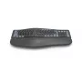 Belaidė ergonominė klaviatūra HAMA WK-900 Black USB, kompaktiškas išdėstymas