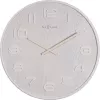 NeXtime 3096WI Sieninis laikrodis – medinis, kvarcinis, baltas, apvalus