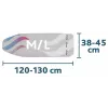 VILEDA Total Reflect mėlynos, pilkos, baltos spalvos lyginimo lentos viršutinis užvalkalas 1300 x 450 mm lentoms