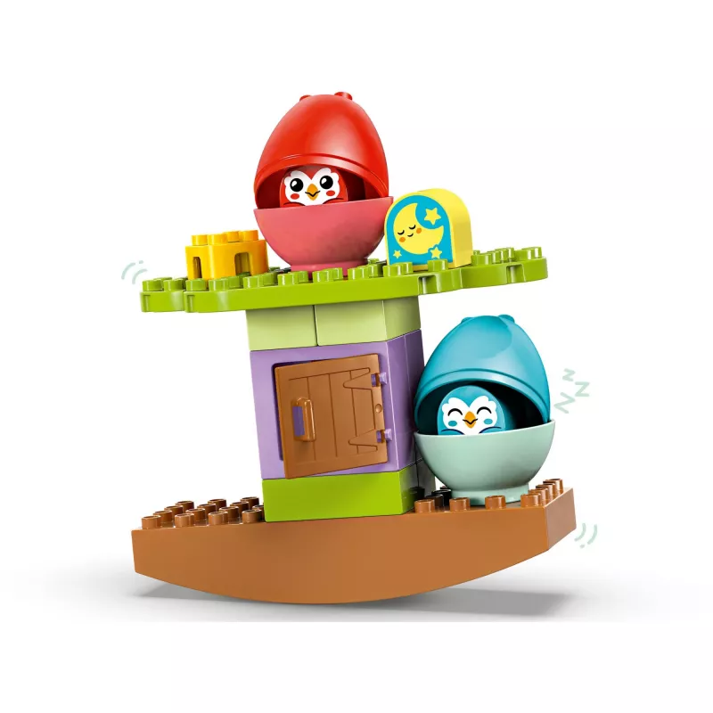 Konstruktorius LEGO DUPLO Balansuojantis ir rikiuojantis medis 10440 – 27 dalių, nuo 1,5 metų, dideli spalvoti blokeliai