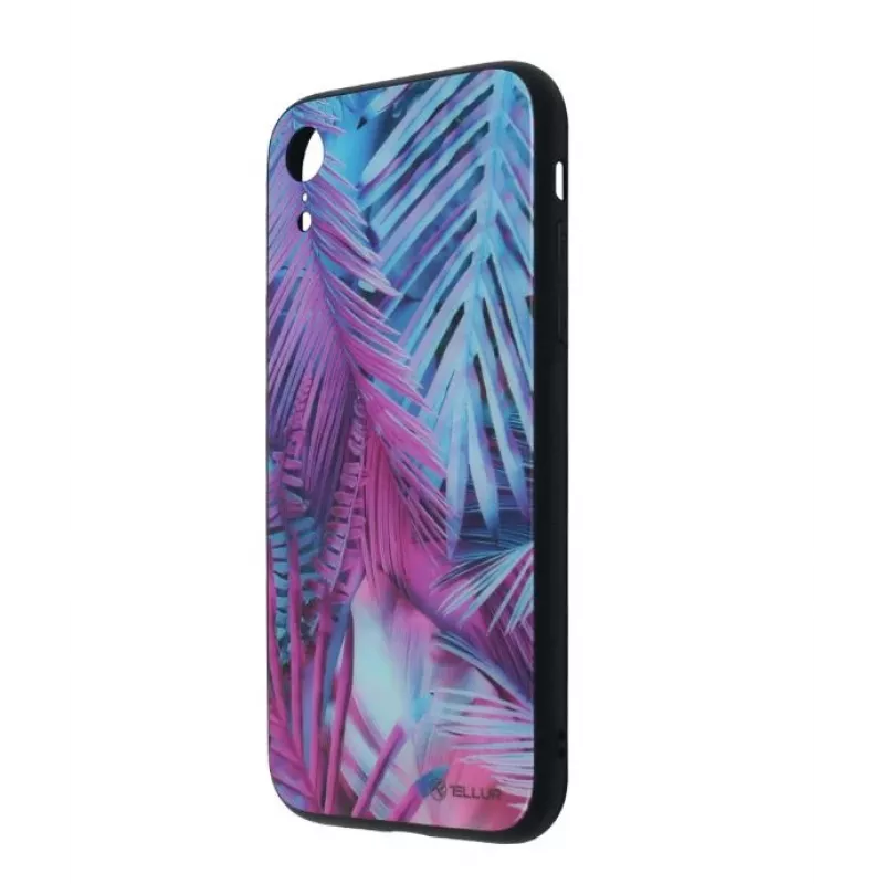 Apsauginis stiklas Tellur Cover Glass print iPhone XR su atspausdintu palmės dizainu