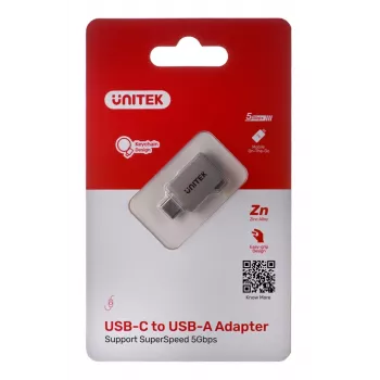 UNITEK ADAPTER USB-C – USB-A 3.1 GEN1, M/F, A1025GNI