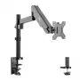 Stalinis monitoriaus laikiklis MACLEAN MC-775, 32 colių (81,3 cm), VESA 75x75–100x100, iki 8 kg, pilka