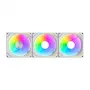 Aušinimo ventiliatorių rinkinys Darkflash Gauss G24 3 vnt. Balti 120 mm