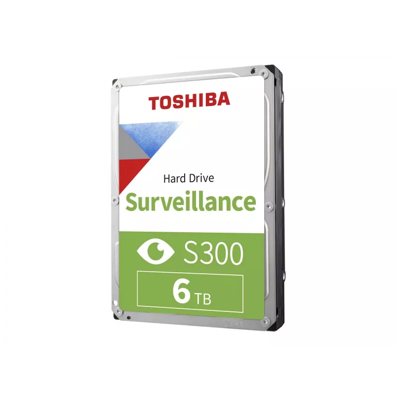 Toshiba S300 Surveillance 3.5 inch vidinis kietasis diskas SATA 6Gb/s - 6TB, 5400RPM