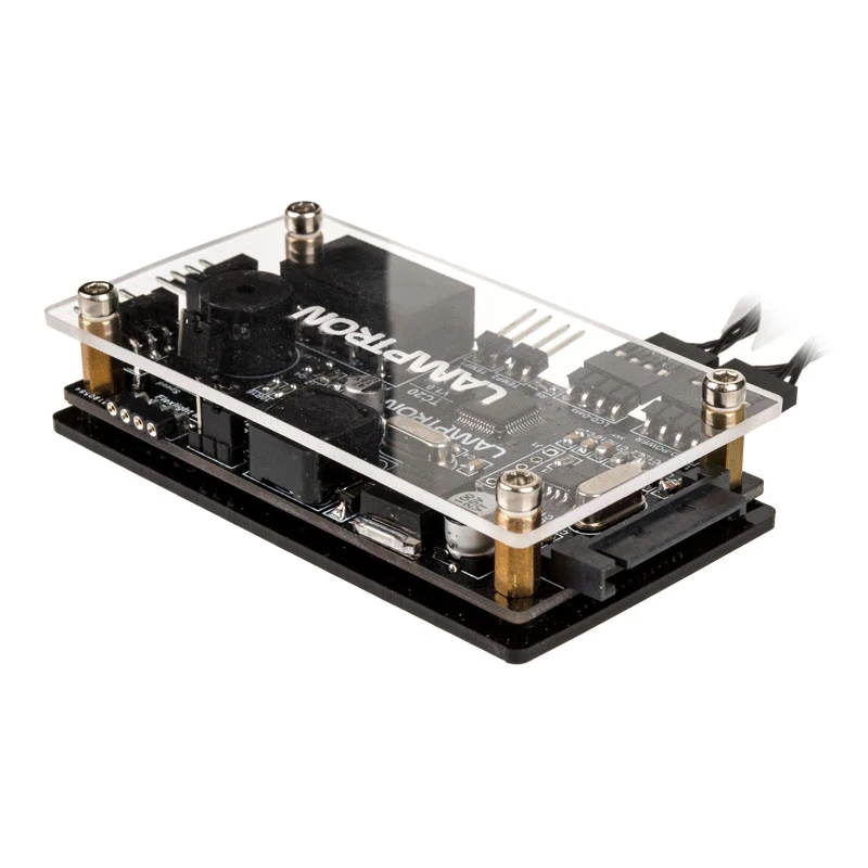 Lamptron TC20 PCI RGB ventiliatorių ir LED valdiklis - sidabrinis