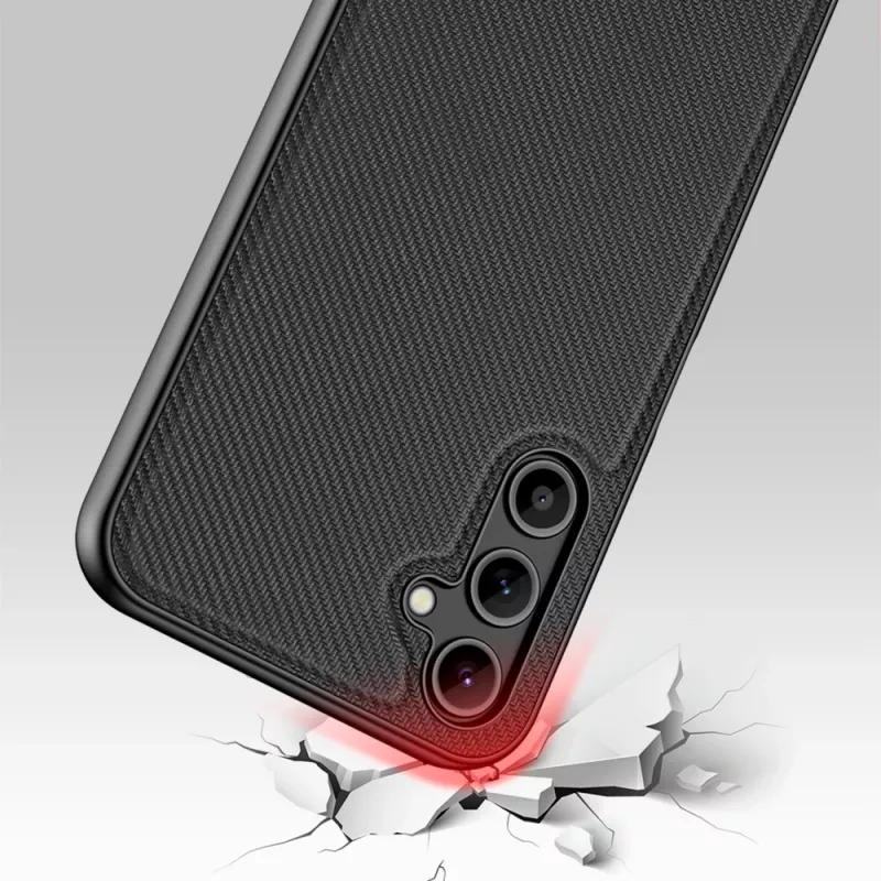 StyleShell NYLO, Telefono Dėklas Juodas, Samsung Galaxy A15 5G / A15 4G