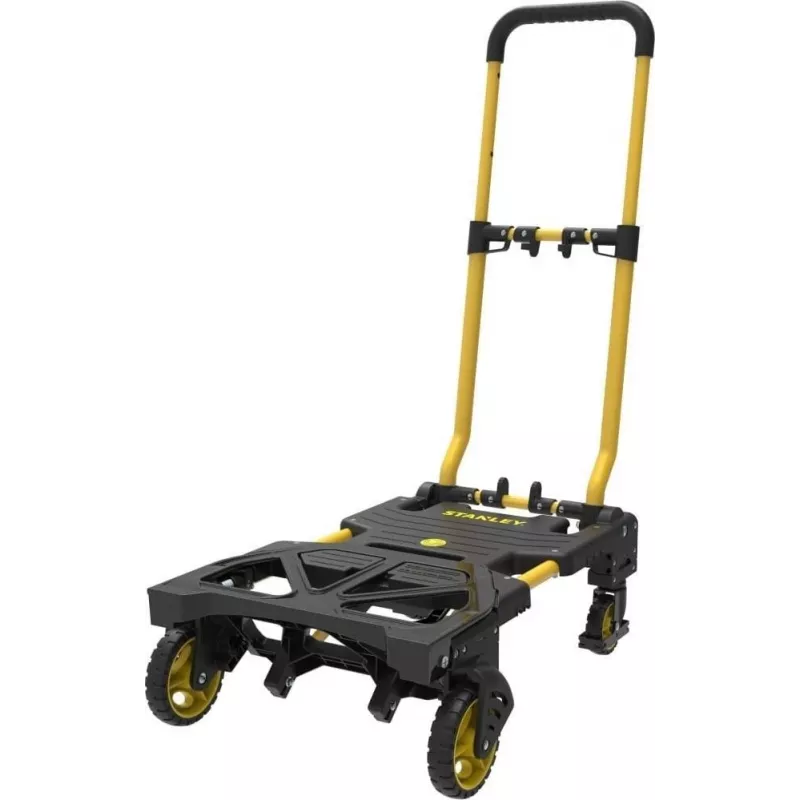 Stanley sulankstomas transportinis vežimėlis iki 70/137 kg geltonas, juodas