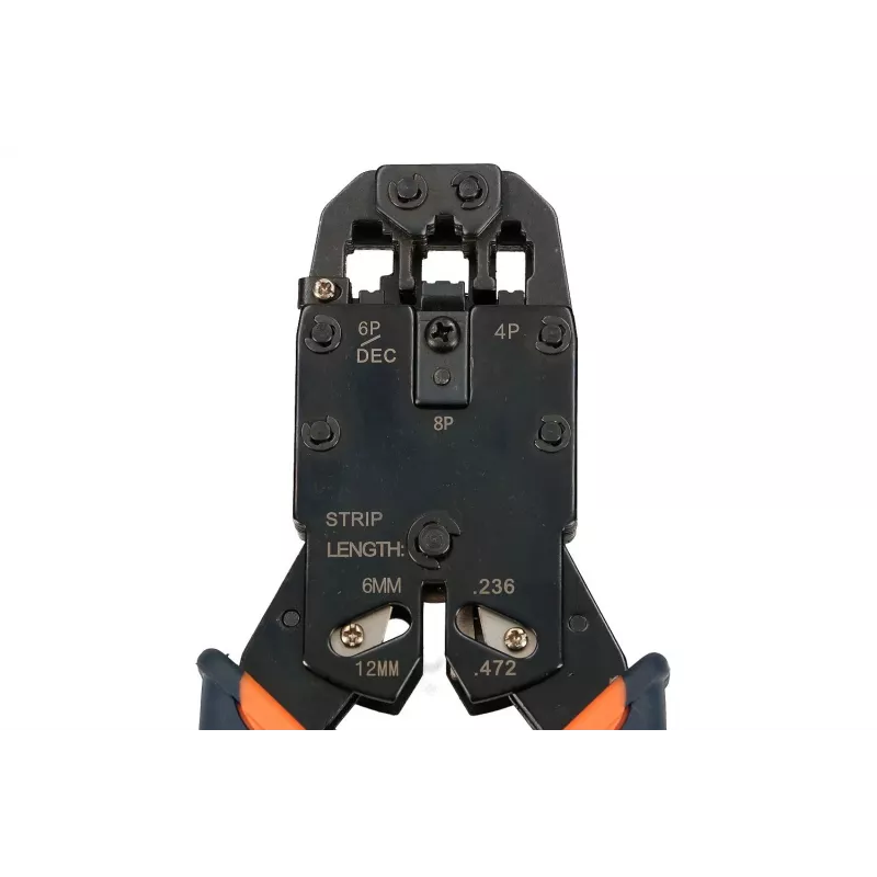 Extralink RJ45 crimpimo įrankis 4P+6P+8P su reketu, 1 vnt.