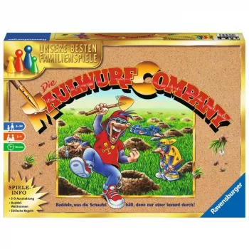 Ravensburger šeimos žaidimas - Kurmių kompanija (26423)