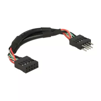 Laidas DeLOCK 0,1 m 2xUSB 2.0 10 kontaktų