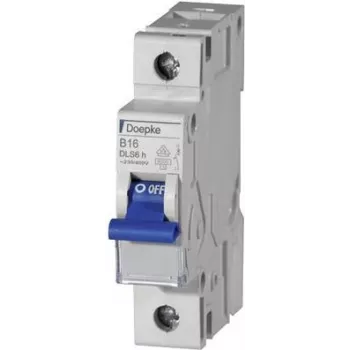 DOEPKE Automatinis jungiklis B20A DLS-6H-B20-1-6-KA 6kA 1 polius 230V B charakteristika DLS-6H-B20-1-6-KA (09914024)