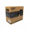 L33T Gaming 160382 Prabangus žaidimų kėdės pagalvių rinkinys, atminties putos, aksomas, itin minkštas, juodas