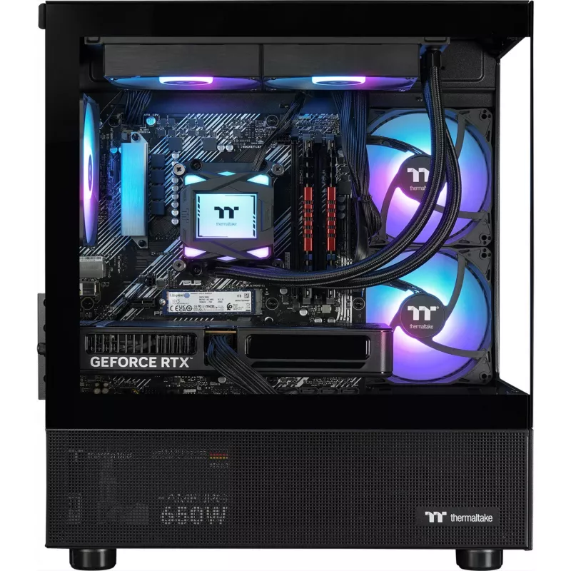 FTW V170A 5070 Elite Black, žaidimų kompiuteris juodas/permatomas, Windows 11 Home