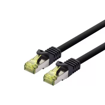 LOGON TCR6ASS030BL SSTP Cat6a komutacinis laidas, 3 m, AWG26, LSOH, juodas