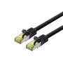 LOGON TCR6ASS030BL SSTP Cat6a komutacinis laidas, 3 m, AWG26, LSOH, juodas