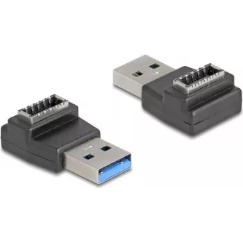 DeLOCK 67236 USB Type-A į USB Type-E lizdo keitiklis, juodas