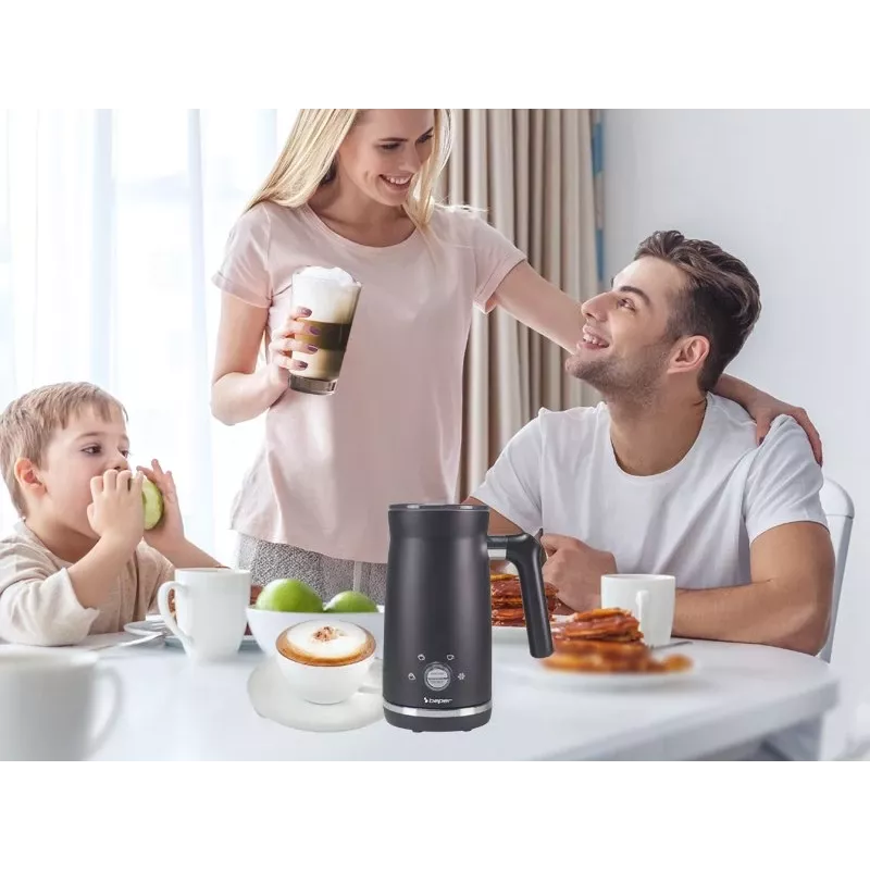 Beper P101CAF001 elektrinis pieno putų plaktuvas, 500 W, 0,5 l, juodos spalvos