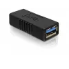 DELOCK USB 3.0 A-A adapteris, USB-A lizdas į USB-A lizdą, juodas, USB 3.0 duomenų perdavimas